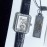 Chanel Boyfriend Series Sapphire Crystal Leather Strap Watch White