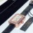 Chanel Boyfriend Series Sapphire Crystal Leather Strap Watch Rose Gold