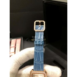 Chanel Boy·Friend Series Alligator Leather Strap Watch Blue