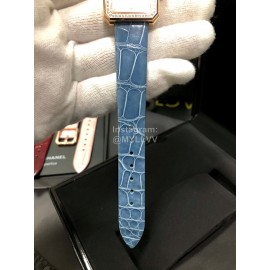 Chanel Boy·Friend Series Alligator Leather Strap Watch Blue