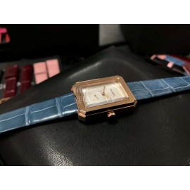 Chanel Boy·Friend Series Blue Alligator Leather Strap Watch