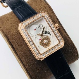 Chanel Tw Factory Premiere Series Diamond Square Dial Watch