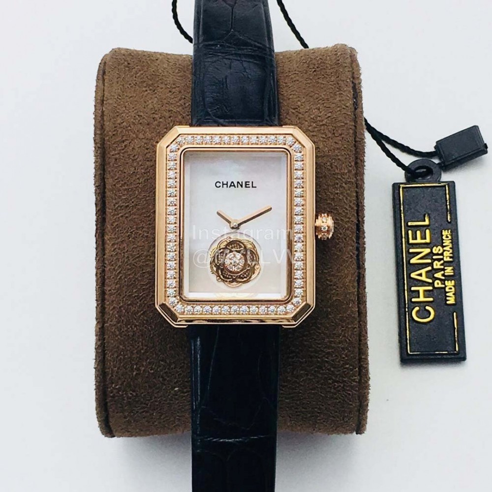Chanel Tw Factory Premiere Series New Diamond Square Dial Watch