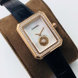 Chanel Tw Factory Premiere Series New Diamond Square Dial Watch
