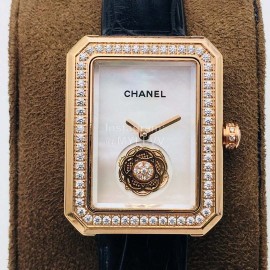 Chanel Tw Factory Premiere Series New Diamond Square Dial Watch