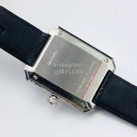 Chanel Tw Factory Premiere Series Diamond Square Dial Watch White