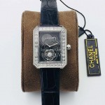 Chanel Tw Factory Premiere Series Diamond Square Dial Fashion Watch