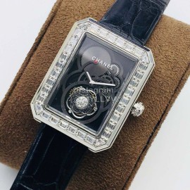 Chanel Tw Factory Premiere Series Diamond Square Dial Fashion Watch