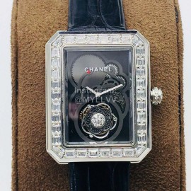 Chanel Tw Factory Premiere Series Diamond Square Dial Fashion Watch