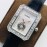 Chanel Tw Factory Premiere Series Diamond White Square Dial Watch