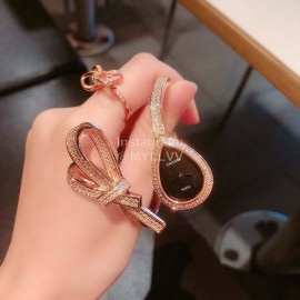 Chanel Ruban Premium Jewelry Collection Bow Bracelet Watch Rose Gold