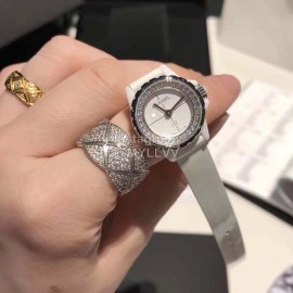 Chanel J12 Classic Series Diamond Dial Watch White