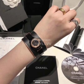 Chanel J12 Classic Series Diamond Dial Watch Black