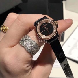 Chanel J12 Classic Series Diamond Dial Watch Black