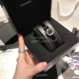 Chanel J12 Classic Series Diamond Dial Watch For Women Black