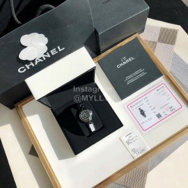 Chanel Diamond Dial Waterproof 200m Watch For Women