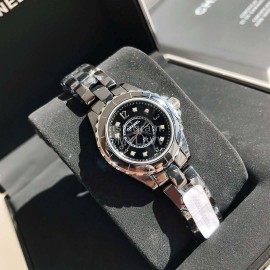 Chanel Diamond Dial Waterproof 200m Watch For Women