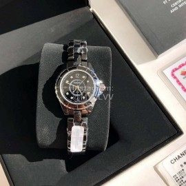 Chanel Diamond Dial Waterproof 200m Watch For Women