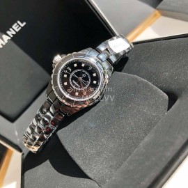 Chanel Diamond Dial Waterproof 200m Watch For Women