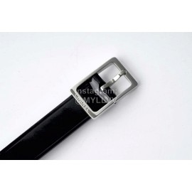 Chanel J12 Diamond Dial Leather Strap Watch For Women Silver