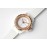 Chanel J12 Diamond Dial Leather Strap Watch For Women White