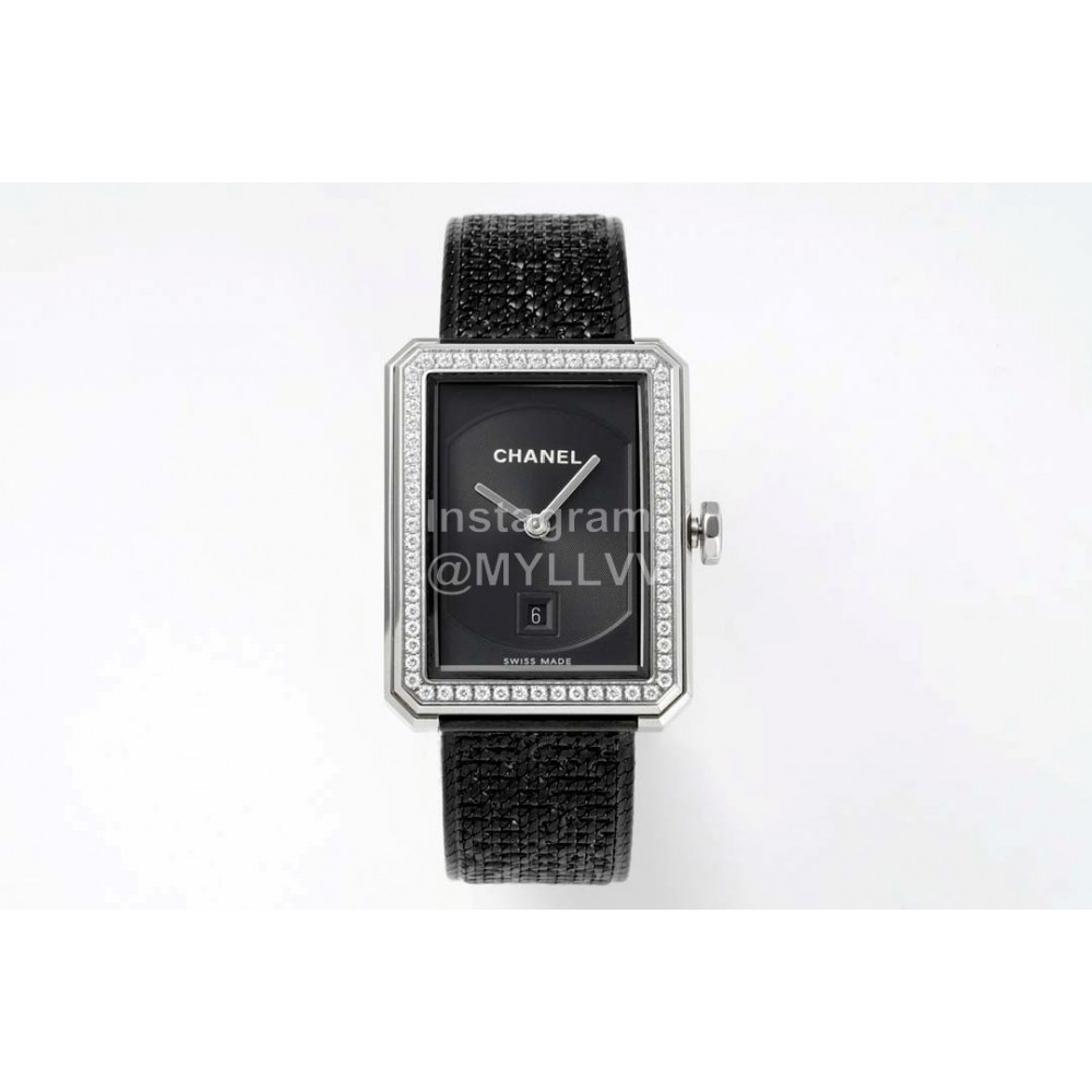 Chanel Boy·Friend 316 Fine Steel Case Watch Black