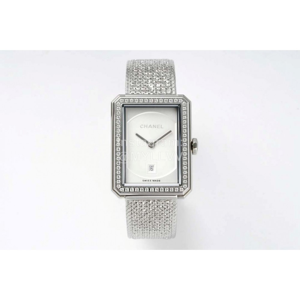 Chanel Boy·Friend 316 Fine Steel Case Watch Silver