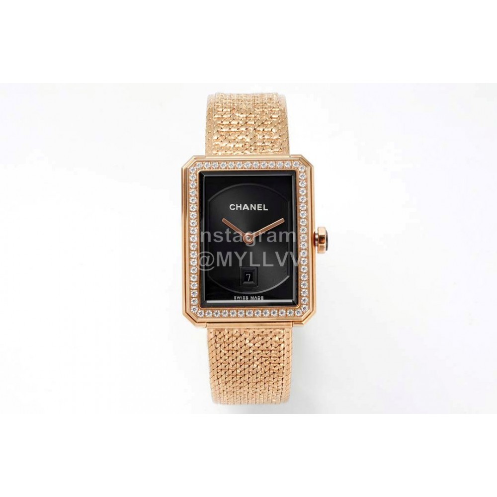 Chanel Boy·Friend 316 Fine Steel Case Watch Gold