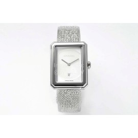 Chanel Boy·Friend 316 Fine Steel Case Silver Strap Watch