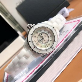 Chanel J12 Fashion Diamond Time Scale Waterproof 200m Watch