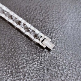 Chanel Fashion Diamond Square Dial Watch Black