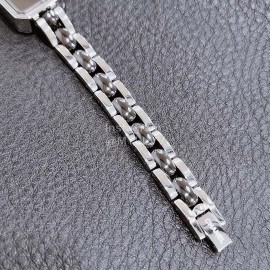 Chanel Fashion Diamond Square Dial Watch Black