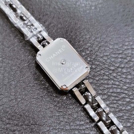 Chanel Fashion Diamond Square Dial Watch Black