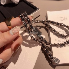 Chanel Fashion Chain Strap Blank Dial Watch