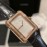 Chanel Boy-Friend Series New Square Dial Leather Strap Watch 