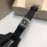 Chanel Steel Square Dial Leather Strap Watch Black