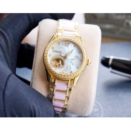 Chanel 316 Refined Steel Diamond Luminous Watch Gold