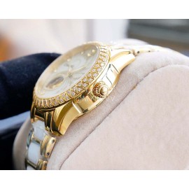 Chanel 316 Refined Steel Diamond Luminous Watch Gold