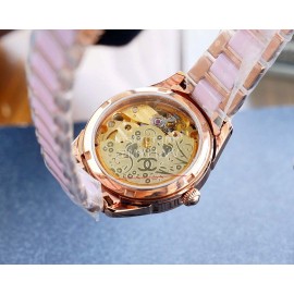 Chanel 316 Refined Steel Diamond Luminous Watch Rose Gold