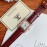 Chanel 316 Refined Steel Diamond Square Watch Reddish Brown