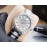 Chanel Diamond Dial Steel Strap Mechanical Watch For Women Silver
