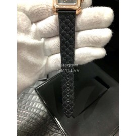 Chanel Boy·Friend Series Diamond Dial Leather Strap Watch