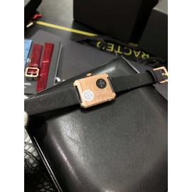 Chanel Boy·Friend Series Diamond Dial Leather Strap Watch