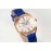 Chaumet 316 Refined Steel 33mm Dial Leather Strap Watch Blue