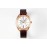 Chaumet 316 Refined Steel 33mm Dial Leather Strap Watch