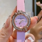Chaumet Fashion Flower Dial Watch For Women Pink