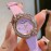Chaumet Fashion Flower Dial Watch For Women Pink