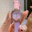 Chaumet Fashion Flower Dial Watch For Women Pink