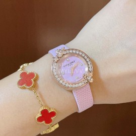 Chaumet Fashion Flower Dial Watch For Women Pink