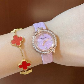 Chaumet Fashion Flower Dial Watch For Women Pink